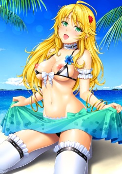 wanwan7:  bikini hoshii miki kusowarota nipple