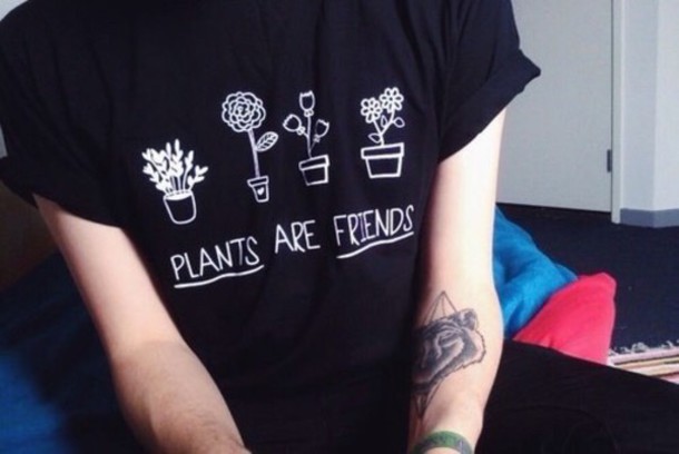 shyshyshylinggirl: UNISEX CLOTHING  FUCK T-SHIRT  ALIEN POCKET T-SHIRT PLANTS ARE