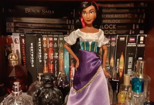 Of the many things I lost when I moved was a doll from the disney store of Esmeralda from when the m