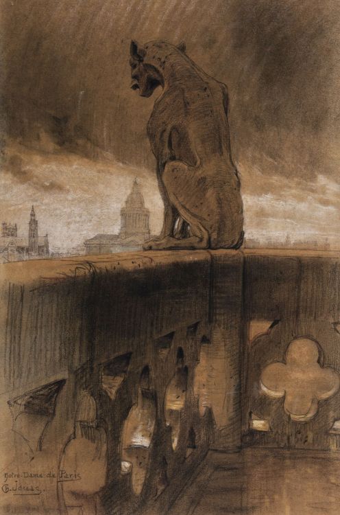 dekehlmark: Charles Jouas (1866-1942), Une gargouille de Notre-Dame, Paris.