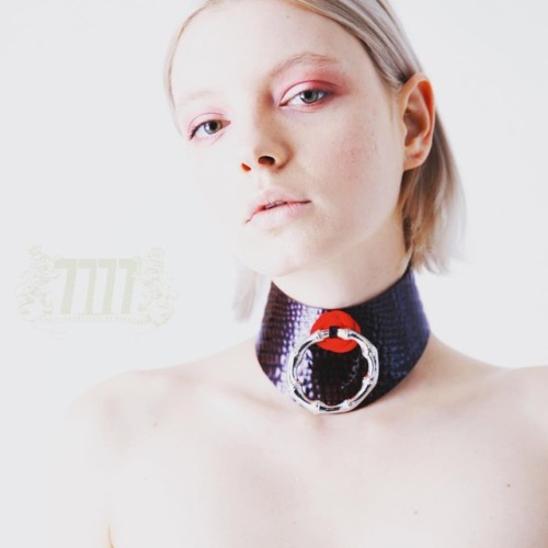 Gave her the best choker I ever made. model:angel coco photo:Hajime Kinoco Japanese taste choker ma