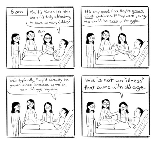 A little comic about a Chinese-Canadian family on Feb 2, 2020, before the virus was declared a pande