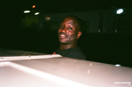 That time I rode on the outside of Hannibal Buress’ way too full golf cart at the MTV Woodie Awards.