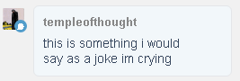 bloodtohold:  wrong. i would never allow you that close to my weak point. You’re a fool