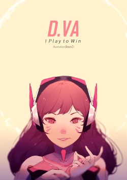 rckzxx:i made a d.va fanart from overwatch,