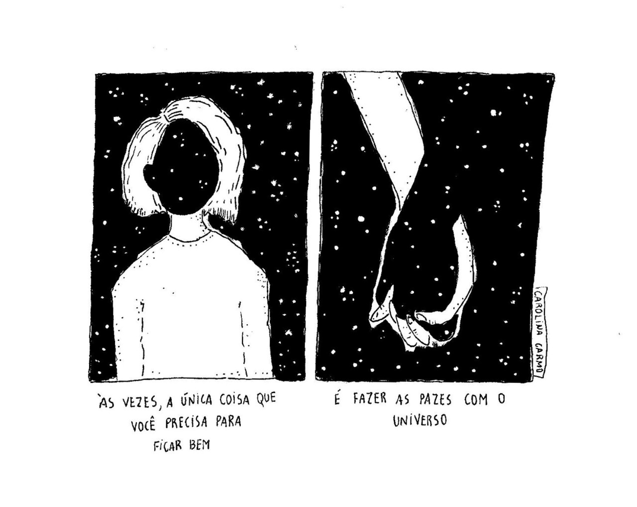 deposito-de-tirinhas:  por Carolina Carmohttp://bicicletaparadois.tumblr.com/ 