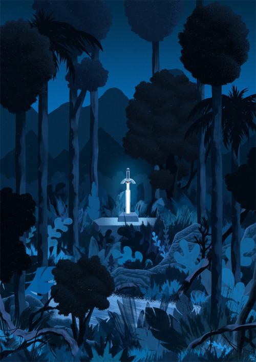 pixalry:Lost Woods - Created by Inus PretoriusPart of the 10th Anniversary Art Show at Iam8bit, limi