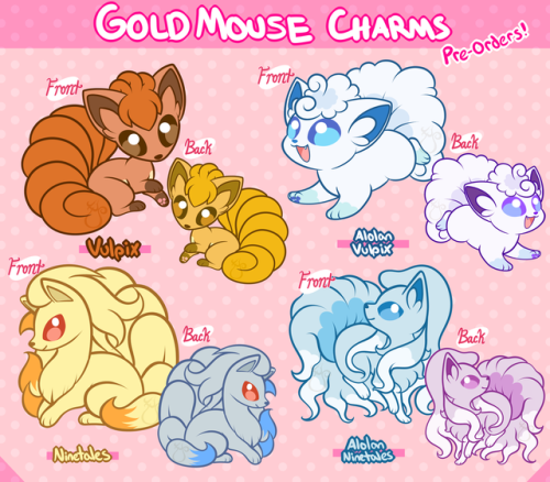 GoldMouse Charm Pre-Orders are OPEN GoldMouse charms are going acrylic! They’ll be 1″ clear acrylic 