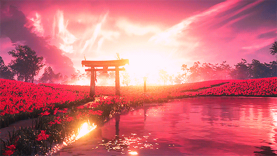 itspapillonnoir:  Ghost of Tsushima ￫ Scenery: Field of the Equinox Flower [2/?]