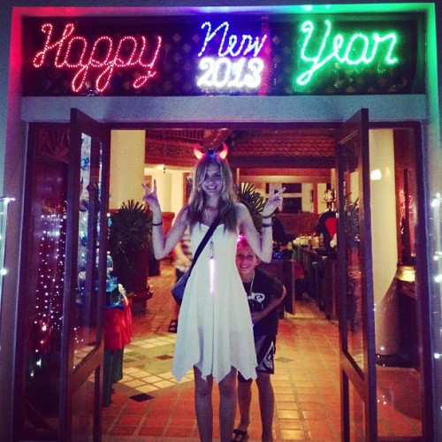 Josephine Skriver via her Instagram. (December 31, 2012)