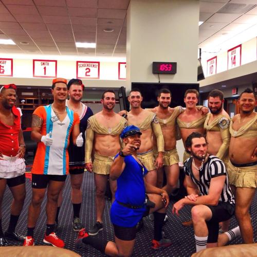 Porn St. Louis Cardinal rookies hazing! photos