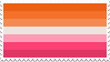 lesbian flag stamp