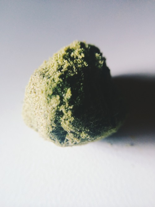 drugstho:  kief, playing around with a flashlight and a macro lens. 