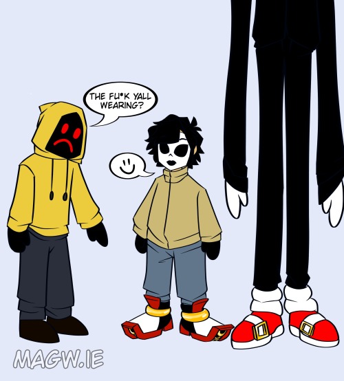 marble hornets but they wear sonic shoes :) 