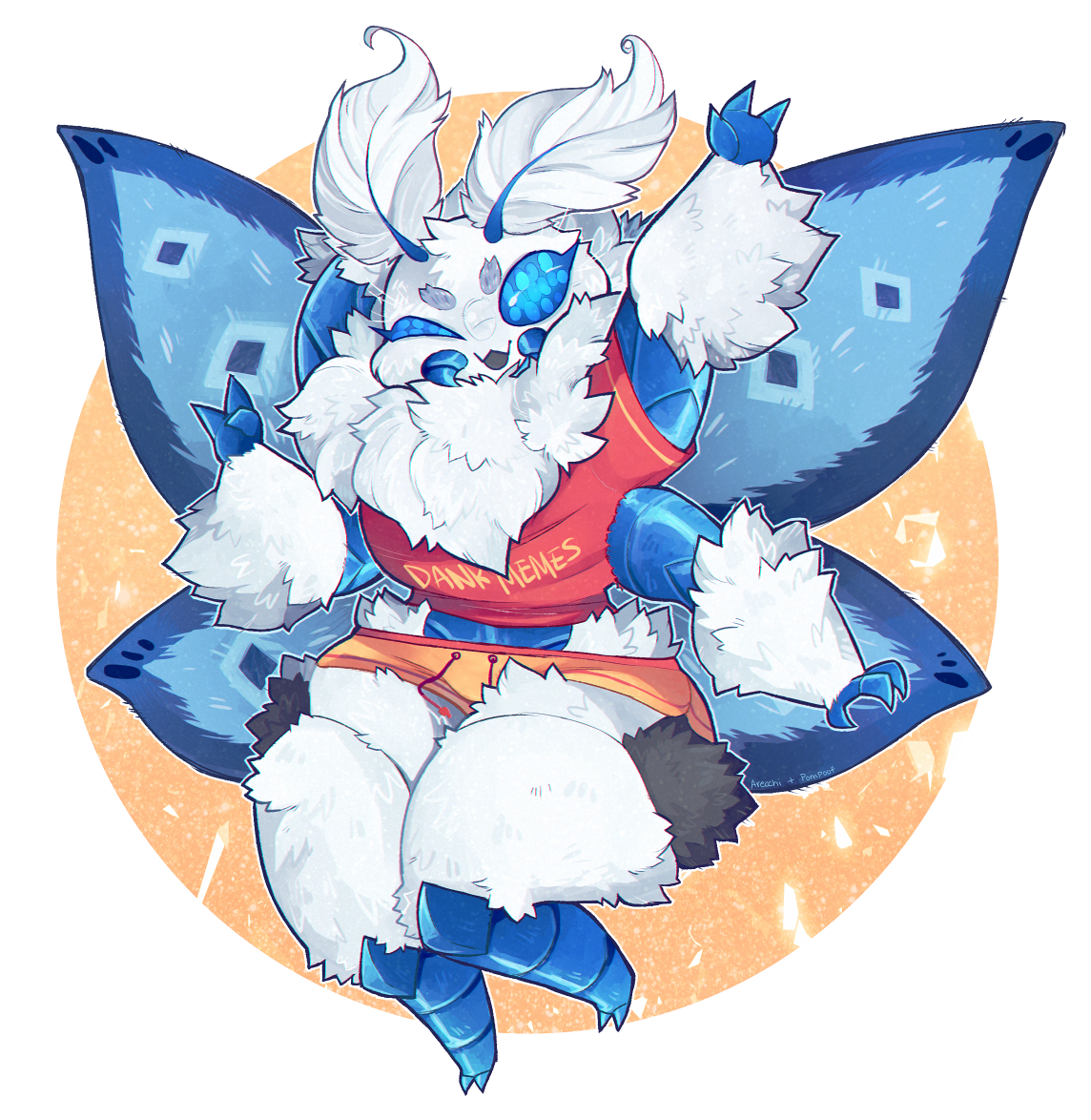 pompoof:  Collab between @arecchi and I !! Moth Tailgate from @larrydraws‘s bug