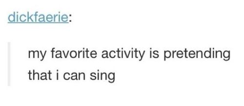 pretending I can sing… :) ~Follow Selena Kitt on Tumblr~