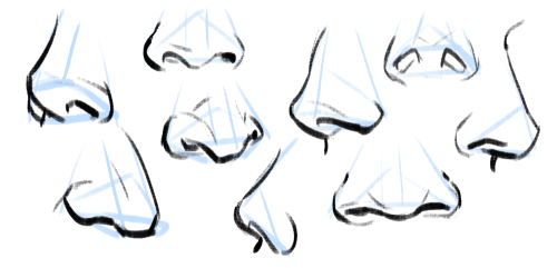 How do you draw noses? - art sideblog