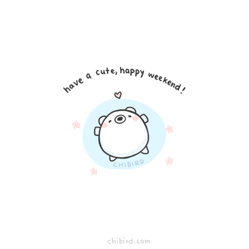 Happy weekend! From a tiny polar bear to you.