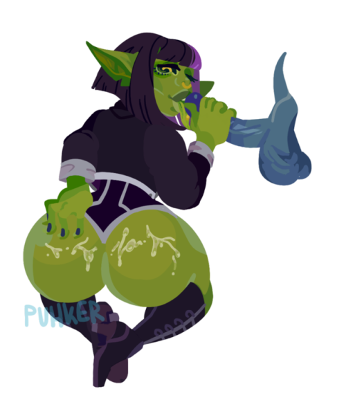puhker:  Have some cute Goblins on your dash~! Done for @possiblygeese of their character Dollop~! <3