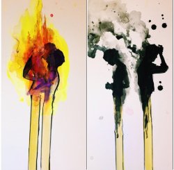 We were a perfect match. Maybe that’s why we burnt out.  that’s
