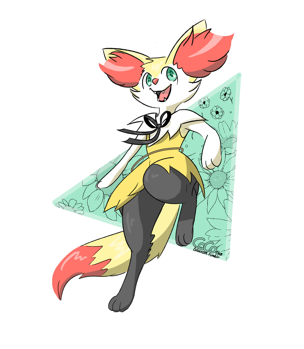 cocothebraixen:  Hello there! wanna play with me!? // Requests open!  here is Coco