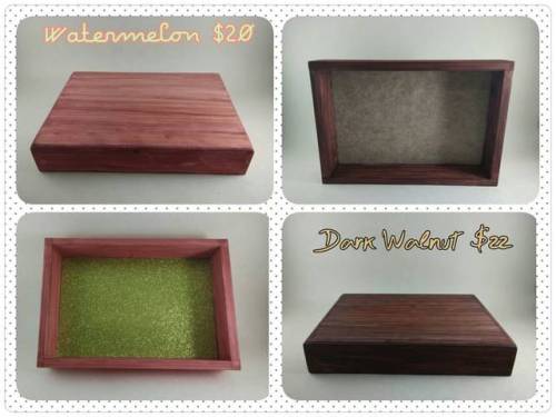 Need a new dice tray asap?Check out the 2 new ready-to-ship boxes from Cassie&rsquo;s Curiosities!(l