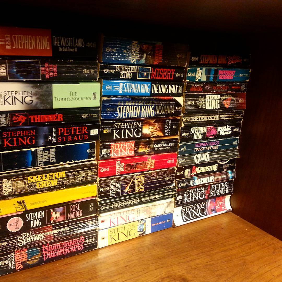 axaniis:  Here’s part of my #stephenking collection for today’s #project365 not