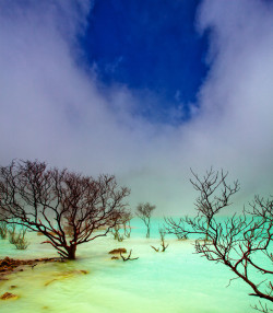 travelingcolors:  Kawah Putih sulphur lakes, Bandung | Indonesia (by George Barker) 