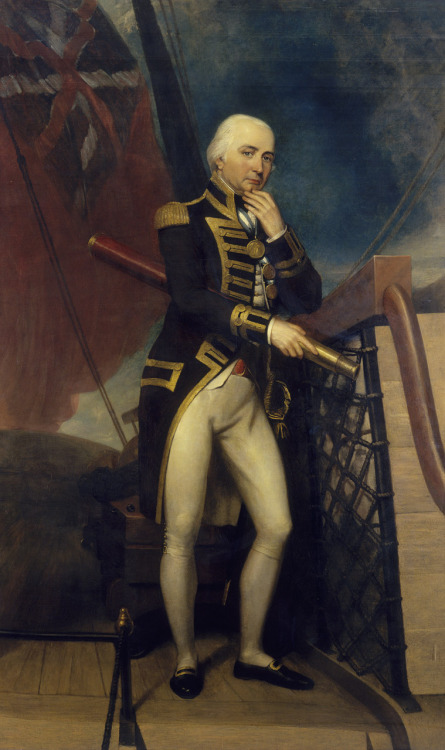 &mdash; Rear-Admiral Cuthbert Collingwood- Henry Howard (1827)“A full-length portrait to the right, 