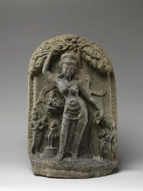 Birth of Siddharta, pala art from eastern India