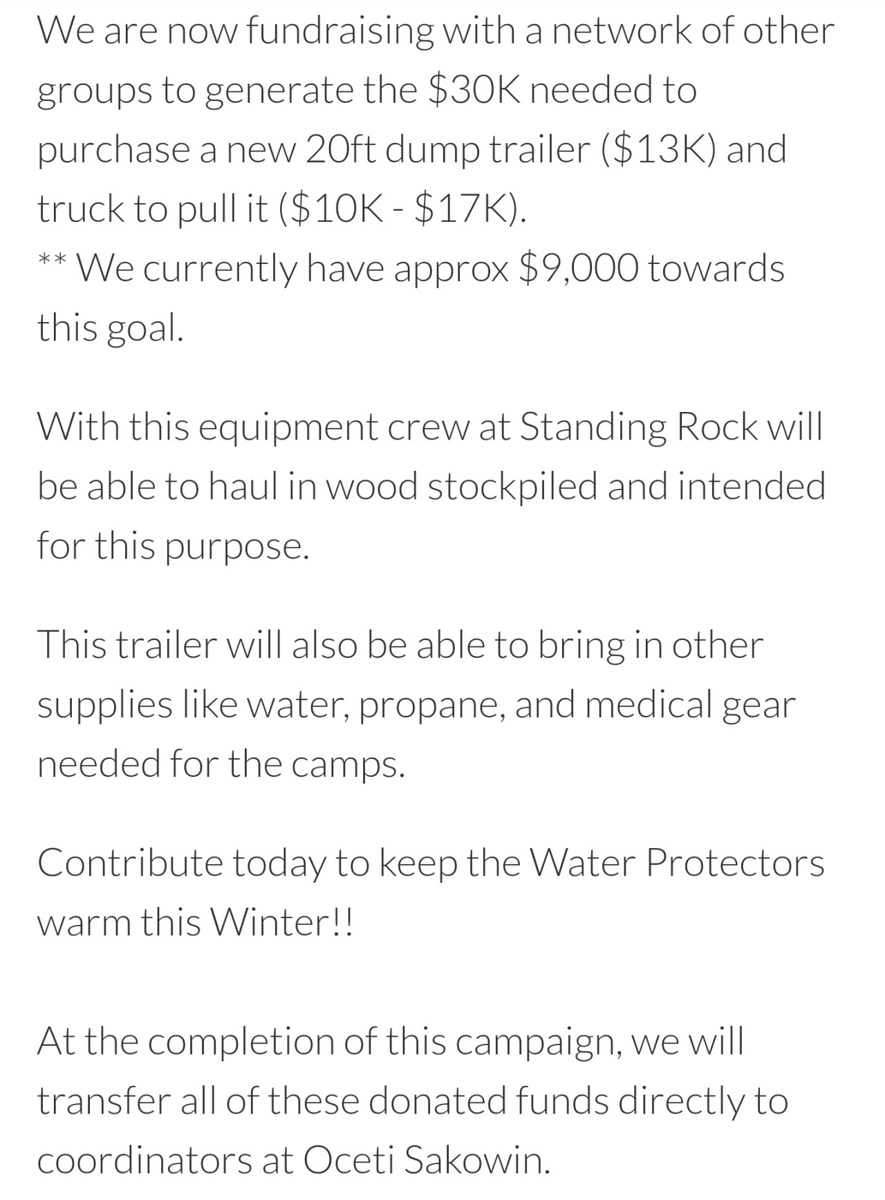 katthenazikiller: https://www.gofundme.com/srfirewood  Stand with Standing Rock.