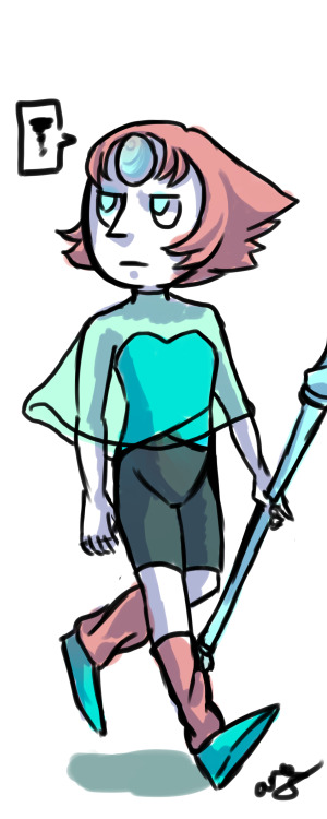pulpoconarroz:  Take a 30 minute doodle of Pearl. PULPO*CON*ARROZ