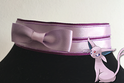 thedoodlekitten:Here they are! Eeveelution collars! I don’t have them listed yet but they should be 