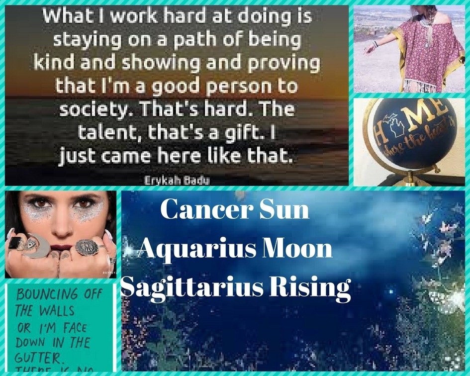 Cancercorn Astrology — Cancer Sun, Aquarius Moon, Sagittarius Rising...
