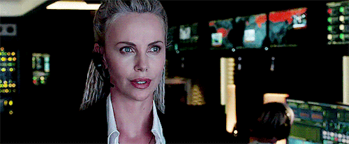 therondaily:Charlize Theron as Cipher in the first trailer for ‘The Fate of the Furious’, coming out