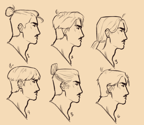 experimenting different hairstyles on modern nmj, cuz its his birthday or smthn…. which one i