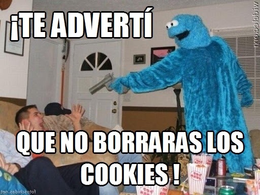 Me encanta el primer comentario:
“ Give me the cookies motherfucker!
”