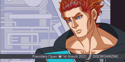 ❦ 1 Day until Preorders Open for DISorganizine !Presenting a preview for the Taciturn Stalwart by @a