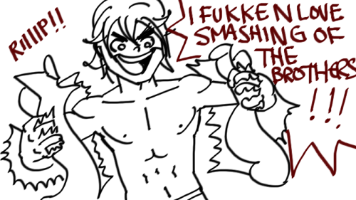 hey-rogby:  shitty smash redraw