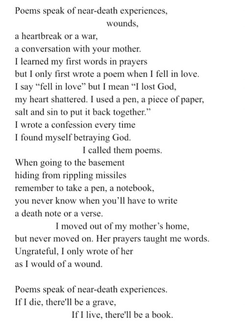 On Poetry As A Graveyard