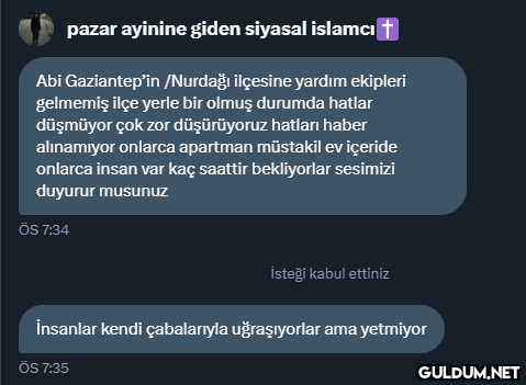 pazar ayinine giden...