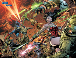 proudstar81:  Sweet spread this week from Justice League #40