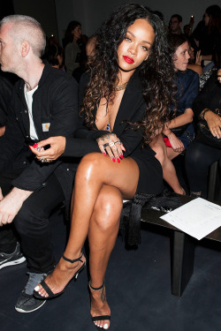 rihannanavyhn:  Rihanna at the Altuzarra fashion showin NYC.