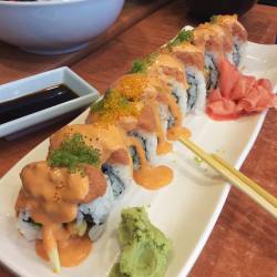 germainegabuyo:  That ร.95 sushi - Sora Special Roll😋🍣 (at Sora Japanese Cuisine &amp; Sushi Bar)