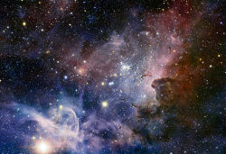 just–space:  The Carina Nebula.  js