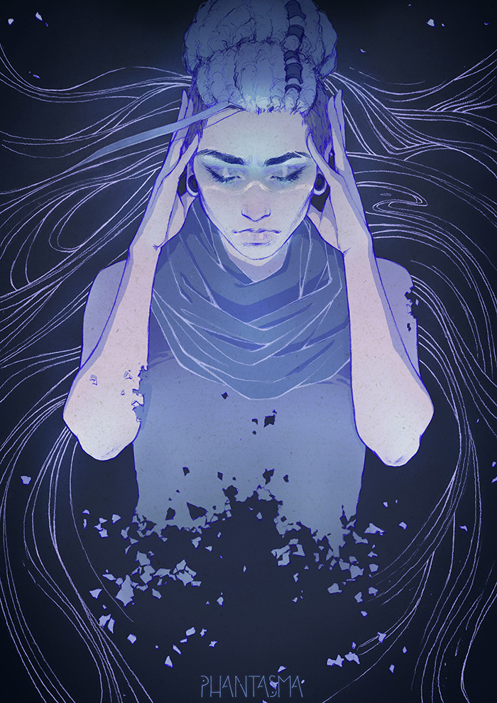 shilesque:  Month of Fear: Matamorphosis.“Fragments”I tried a more graphic and