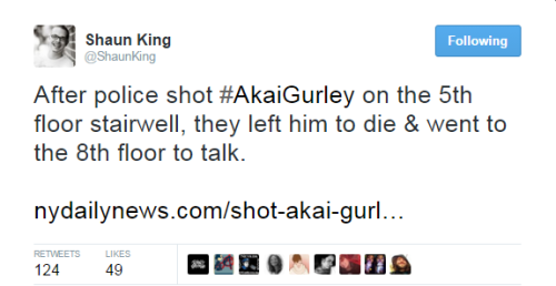 4mysquad:    A rookie cop “broke rule after rule” while patrolling Brooklyn’s Pink Houses with his gun out and his finger on the trigger — and that recklessness cost an innocent man his life   The bullet struck Akai Gurley, 28, in the chest and