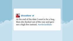 committedfalpal:  This week’s Late Night Hashtag #Awkwarddate was pretty … awkward  