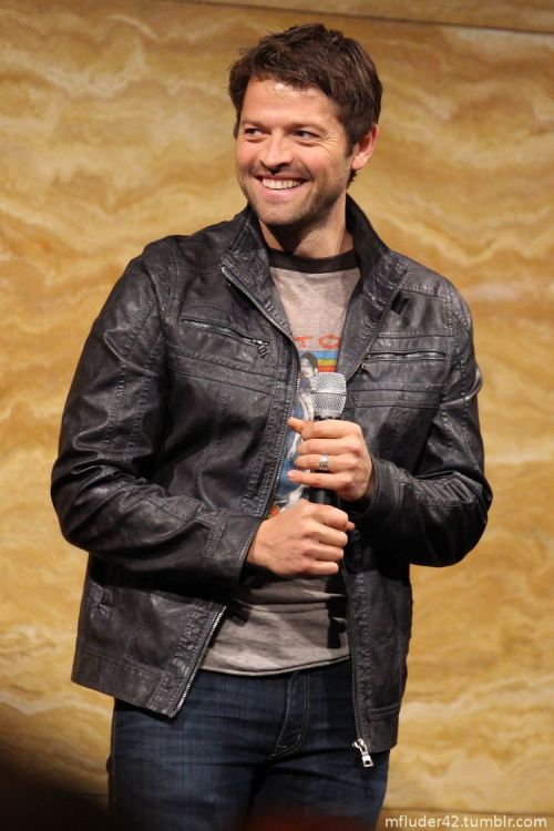 mfluder42: Misha Collins during the opening ceremony of the All Hell Breaks Loose (AHBL) V conventio