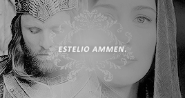 momopuff:lotr meme: five relationships [1/5] → aragorn + arwen“I would rather share one lifetime wit